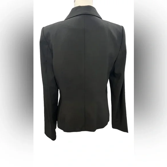 Calvin Klein Black Two-Button Blazer Size 8 - Picture 7 of 14